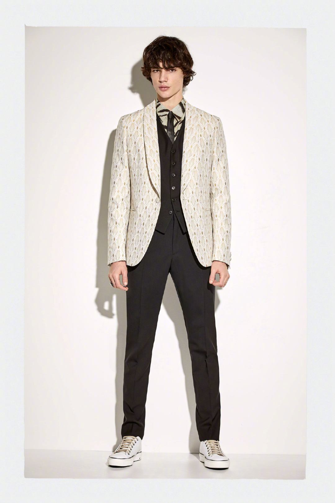 fernando lindez演绎roberto cavalli 2020秋冬系列男装lookbook_高清