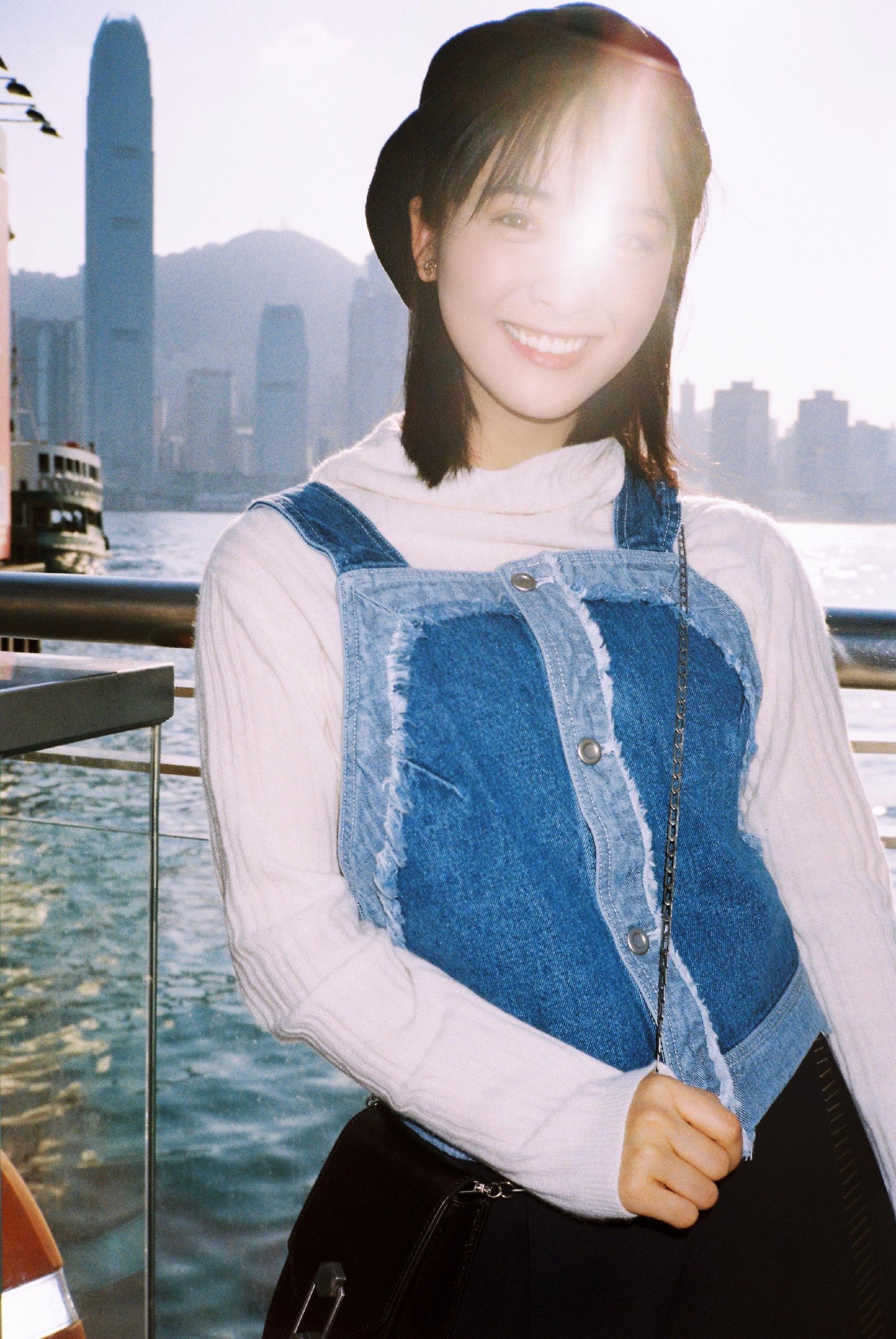 沈月晒三年前香港街头随拍9615 好漂亮的月月……|沈月|月月|祖国