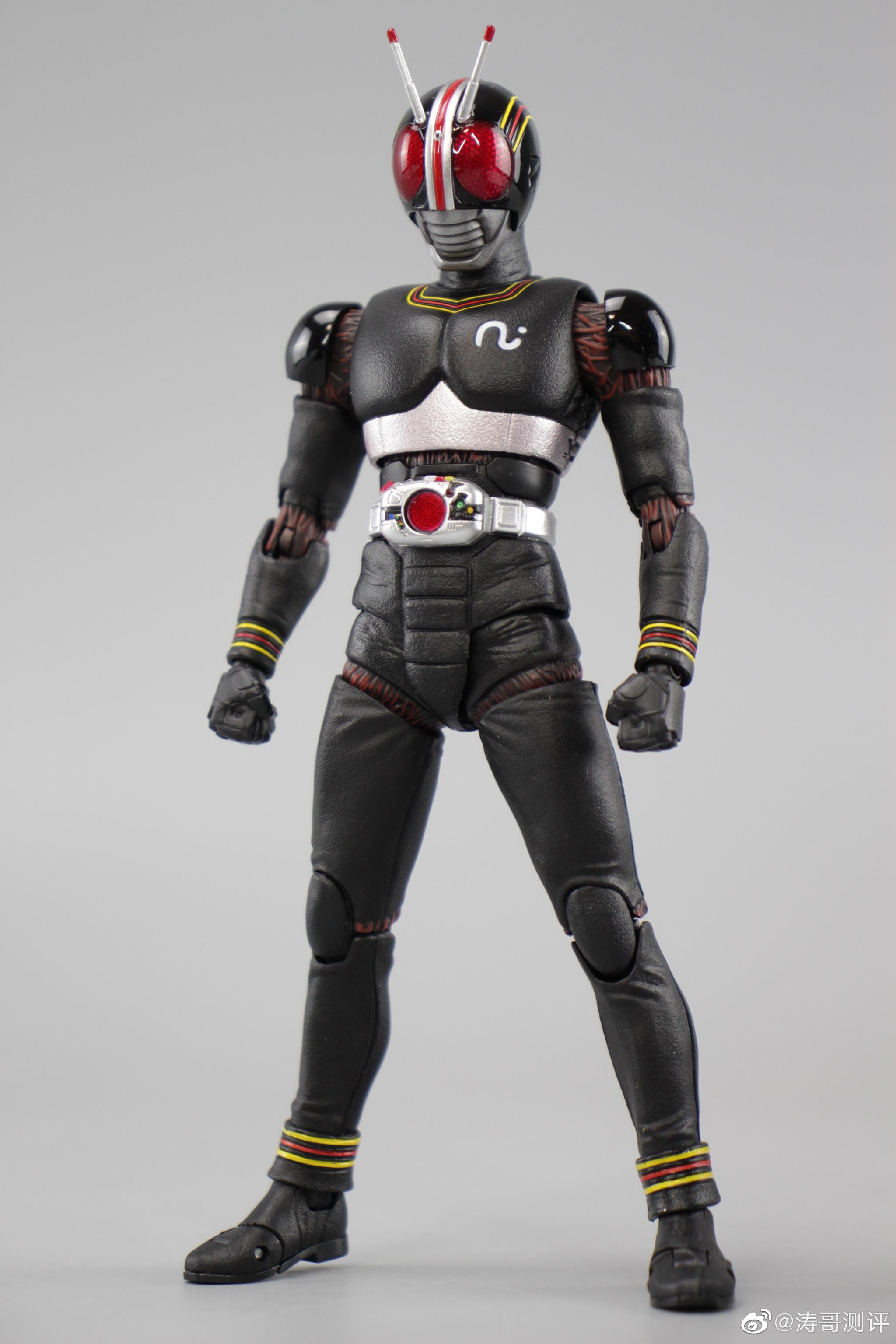 随拍真骨雕shf假面骑士black,好帅啊!