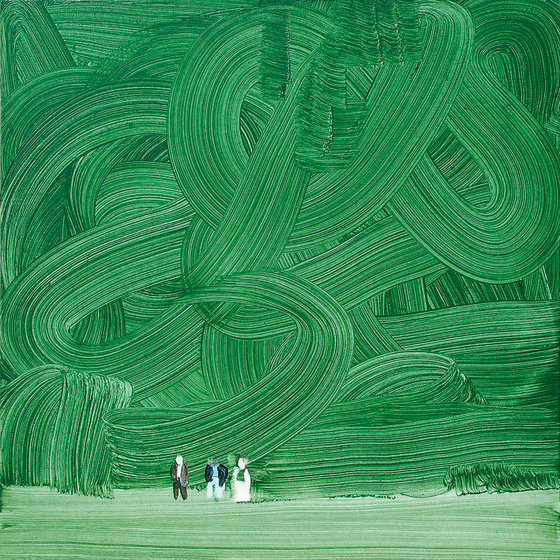 来自波兰画家wilhelmsasnal绿色系的艺术画作欣赏