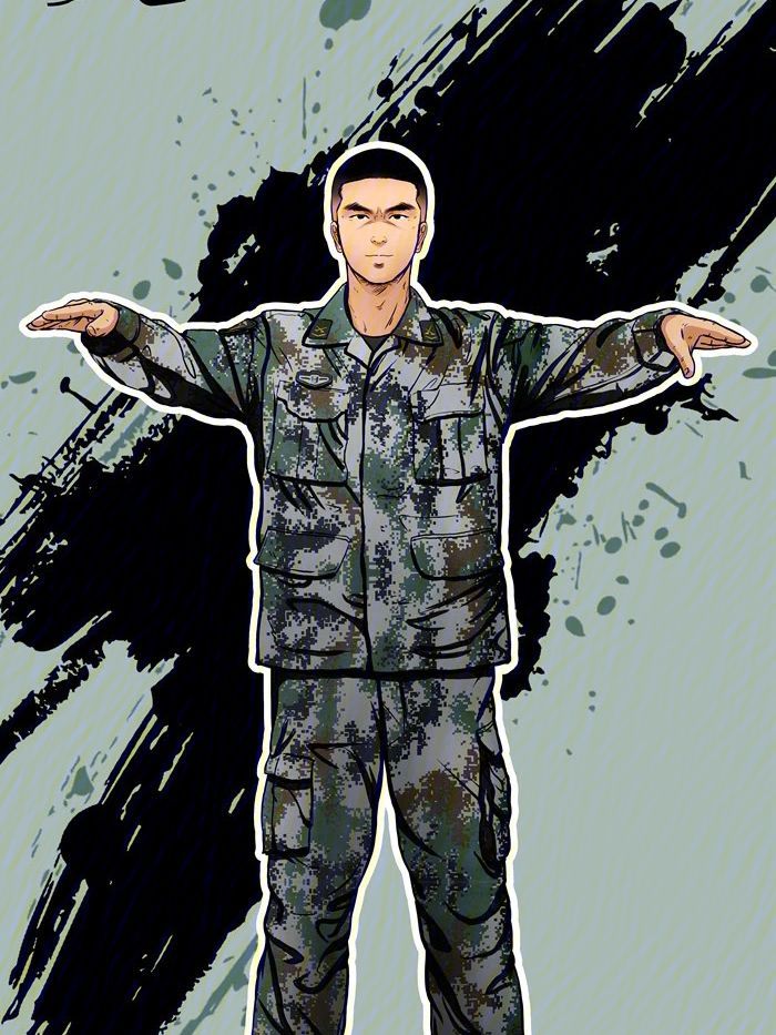 一组帅气的兵哥哥壁纸