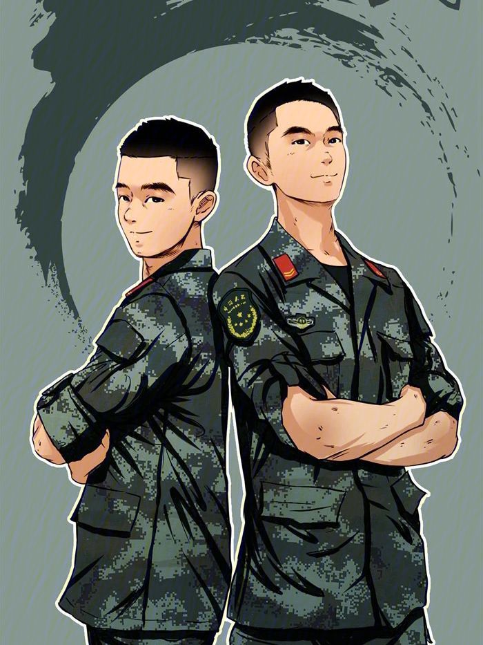 一组帅气的兵哥哥壁纸