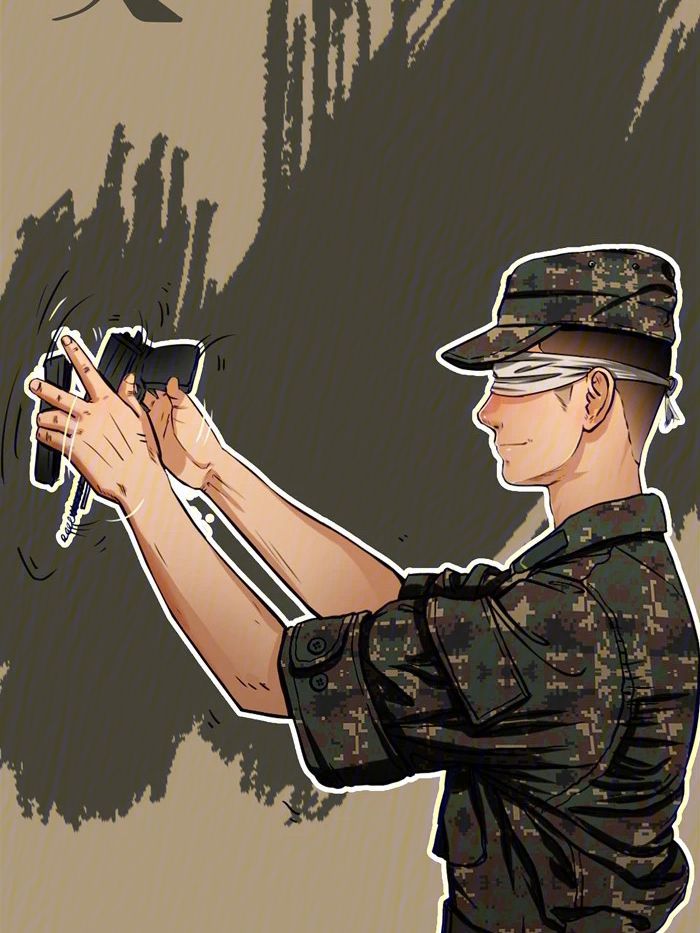 军人壁纸 动漫图片