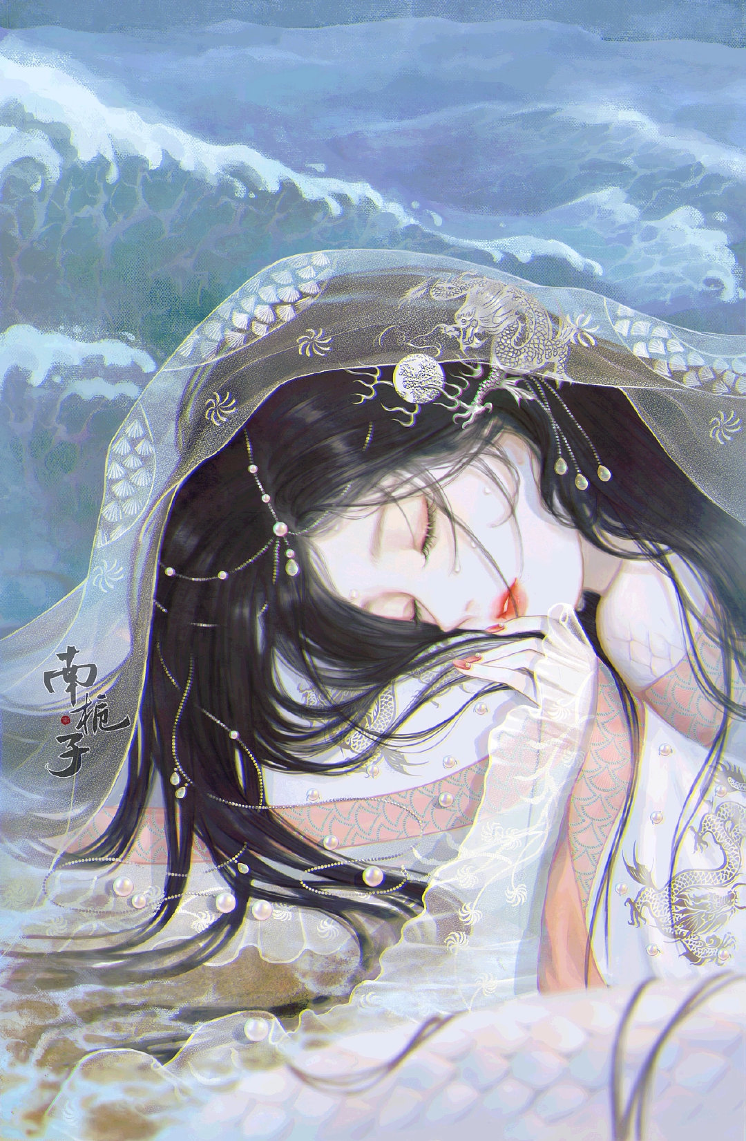 来自插画师 @--南栀子-- 绘画作品