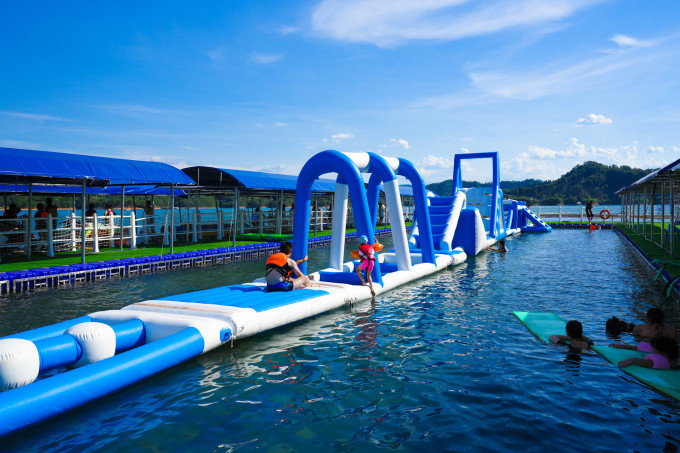 千岛湖希尔顿水上乐园,尽情嬉水,嗨玩一夏