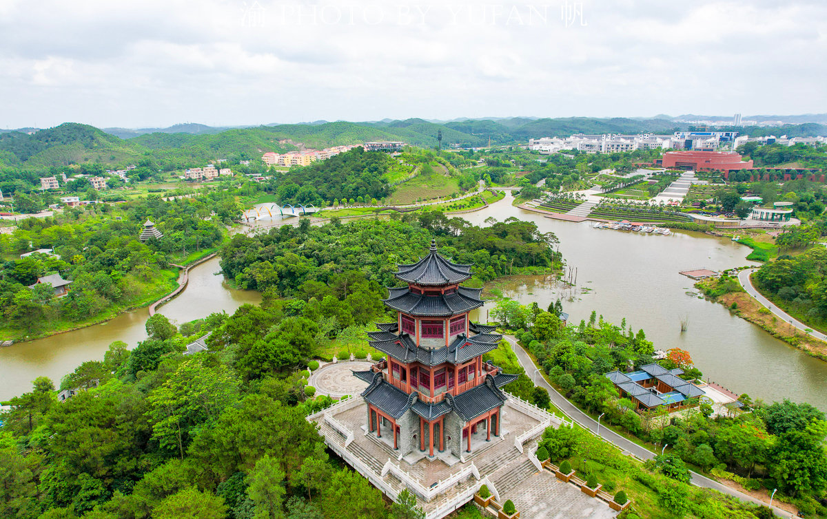 广西投资9亿的钦州园博园如今免费开放成景美人少的网红景点