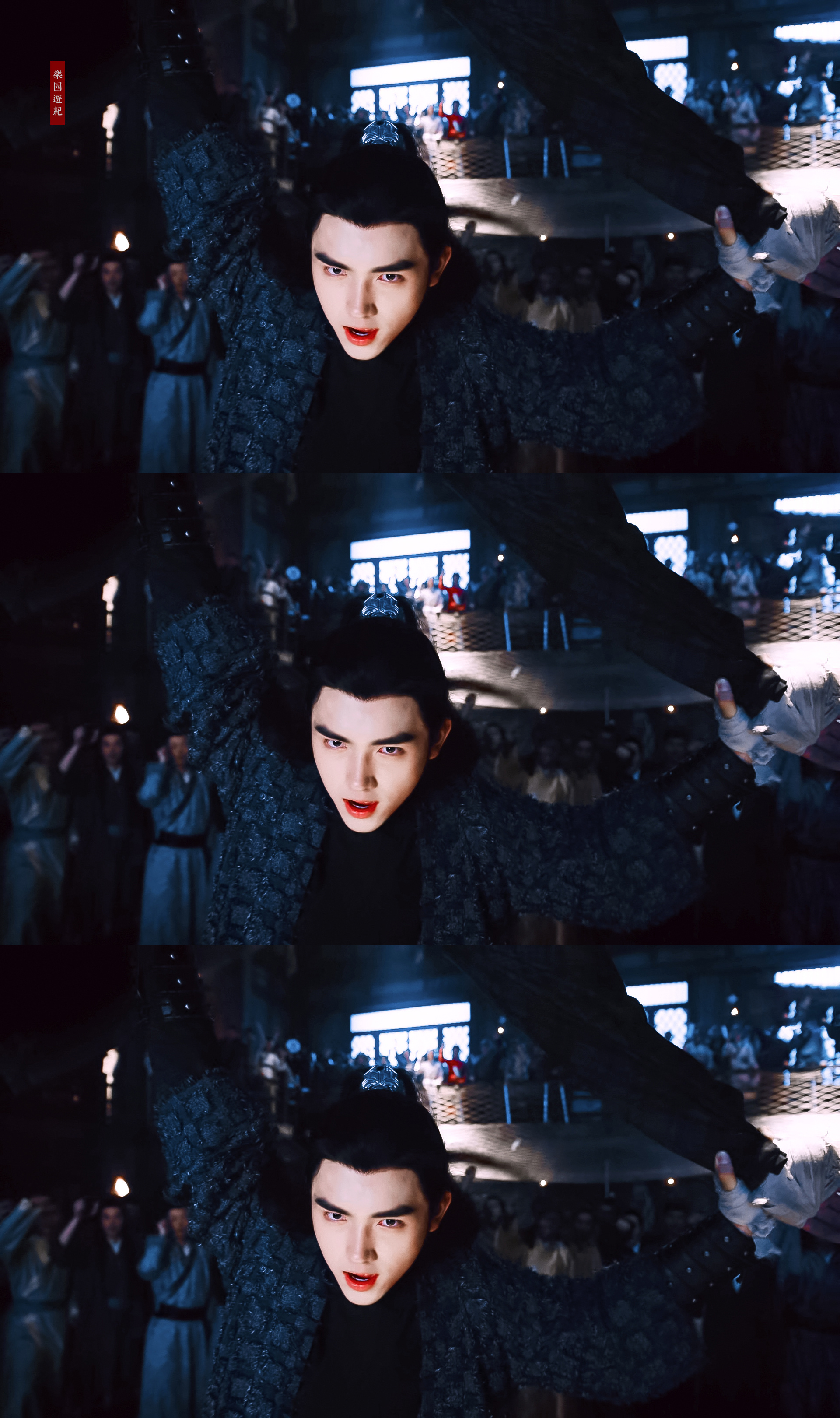 许凯穿古装,可太好看了,尤其爱他的黑衣古装,灵剑山里的黑衣王陆,明眸