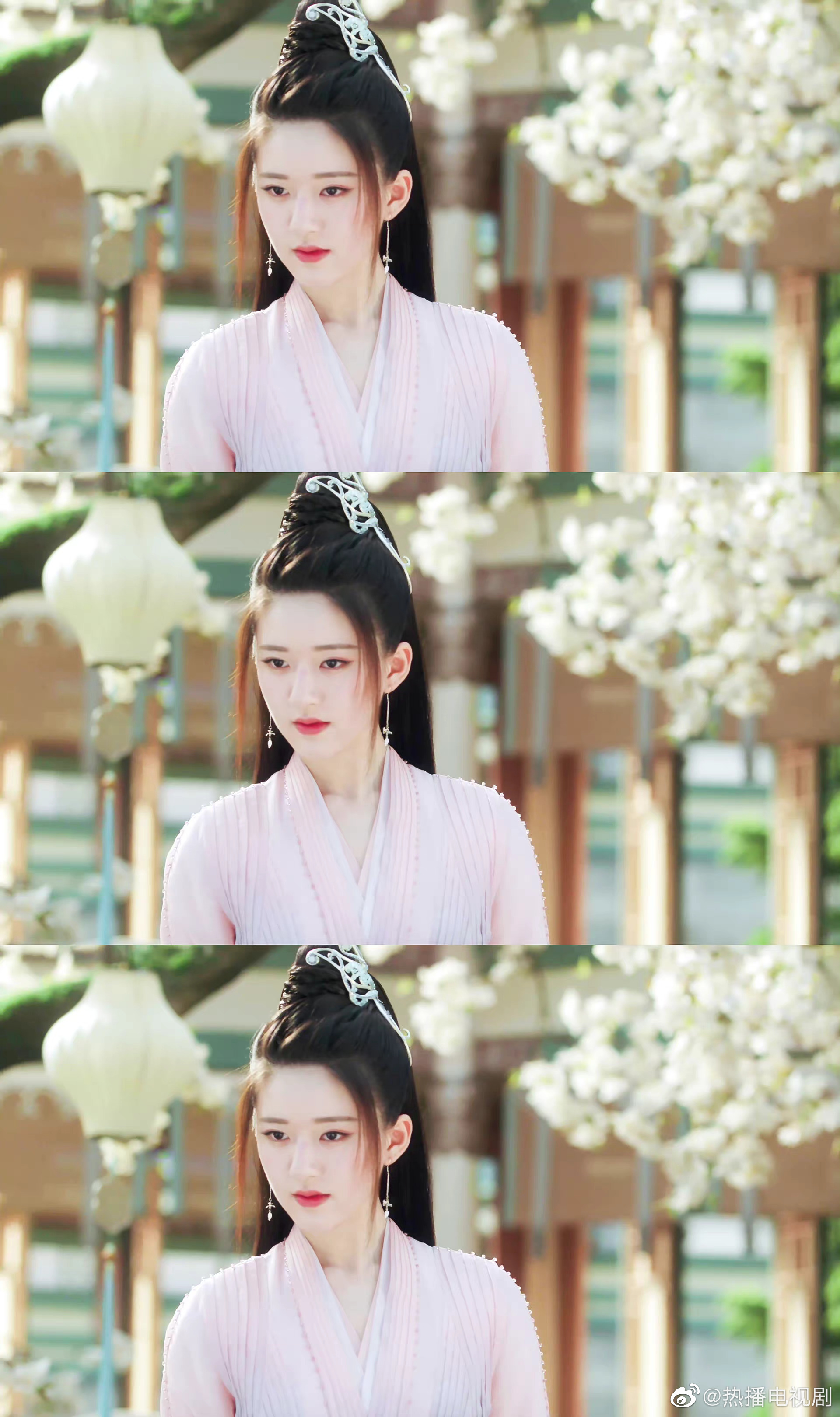 赵露思饰演的白风夕太美了,面纱都挡不住美貌……|赵露思|面纱_新浪新