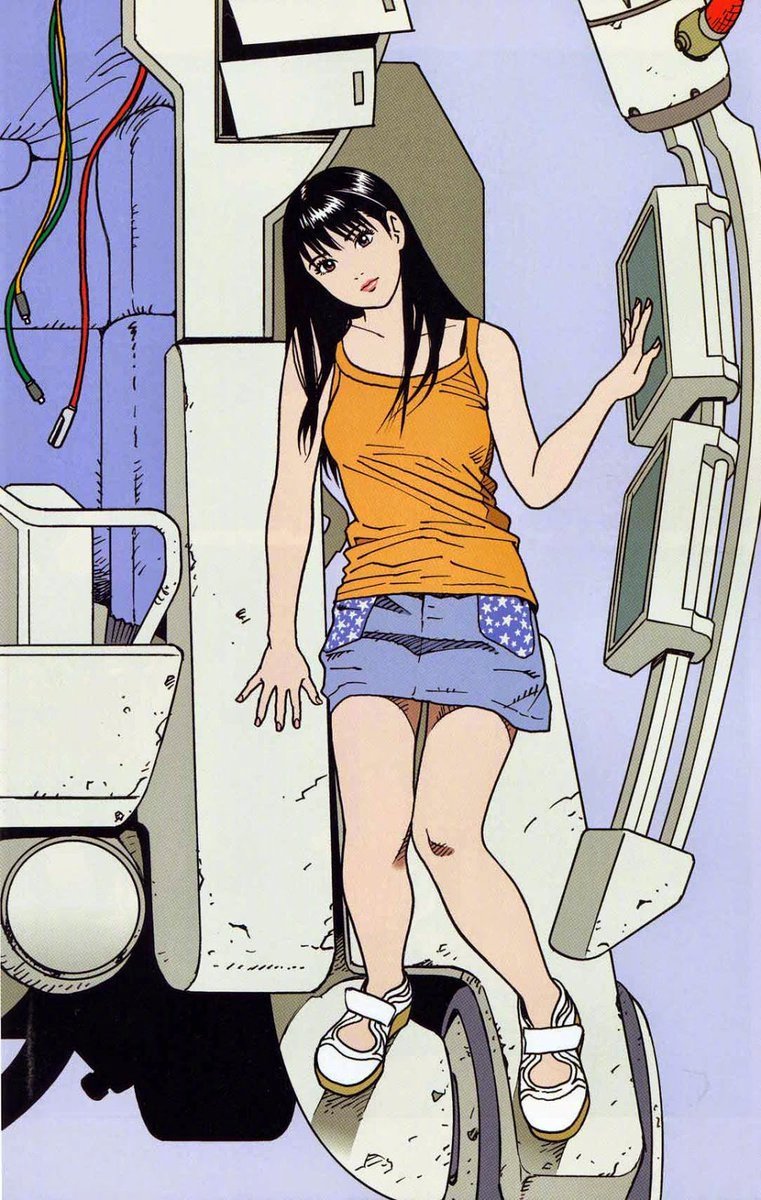 日本漫画家 江口寿史 笔下的少女