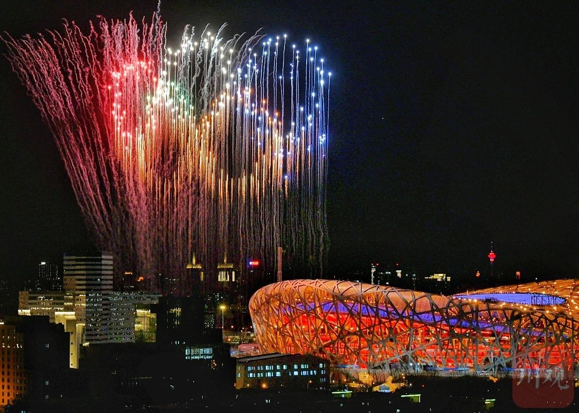 绝美焰火北京冬奥会举行开幕式