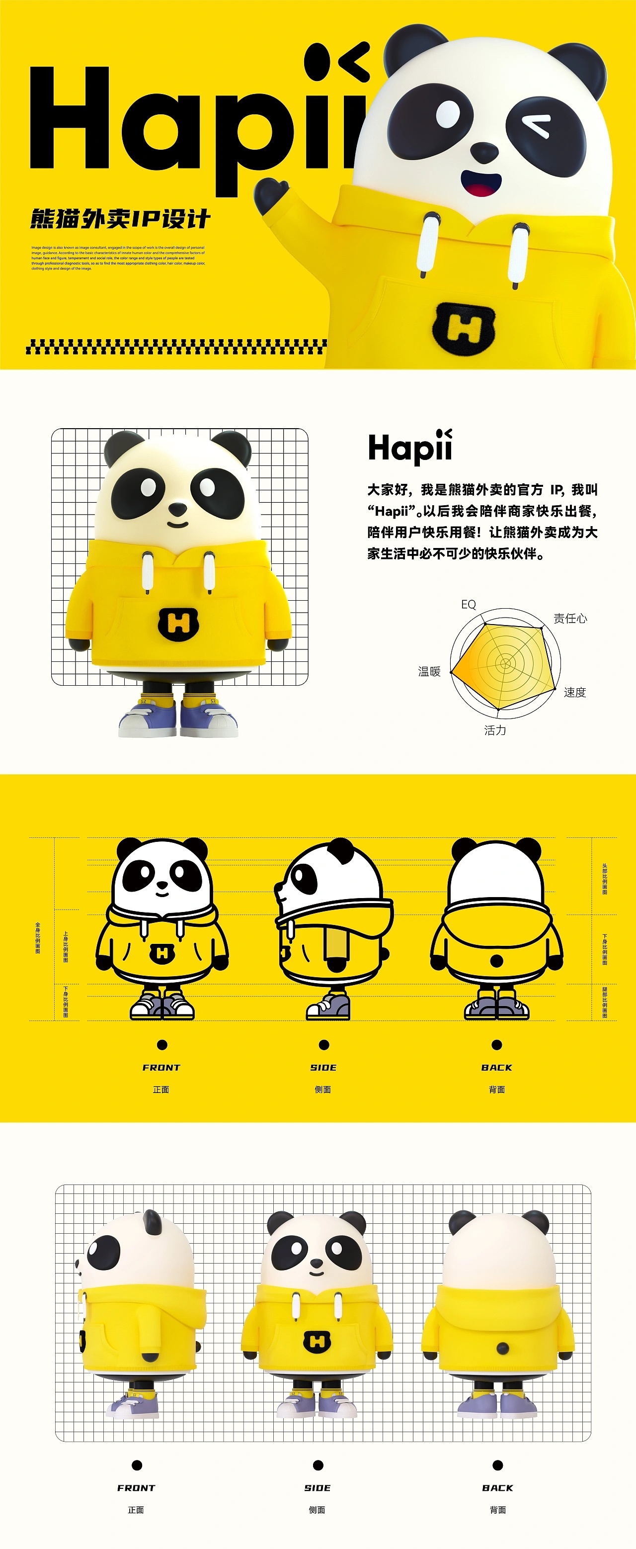 熊猫外卖IP设计 - design by 朝鹿文化传媒|外卖|熊猫|文化传媒_新浪新闻