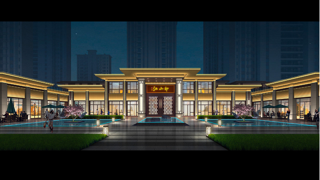 智能夜景效果图制作如何实现?交通枢纽导视牌亮化图能用AI生成吗?|设计工具|智能化|照明|设计师|工具_新浪新闻