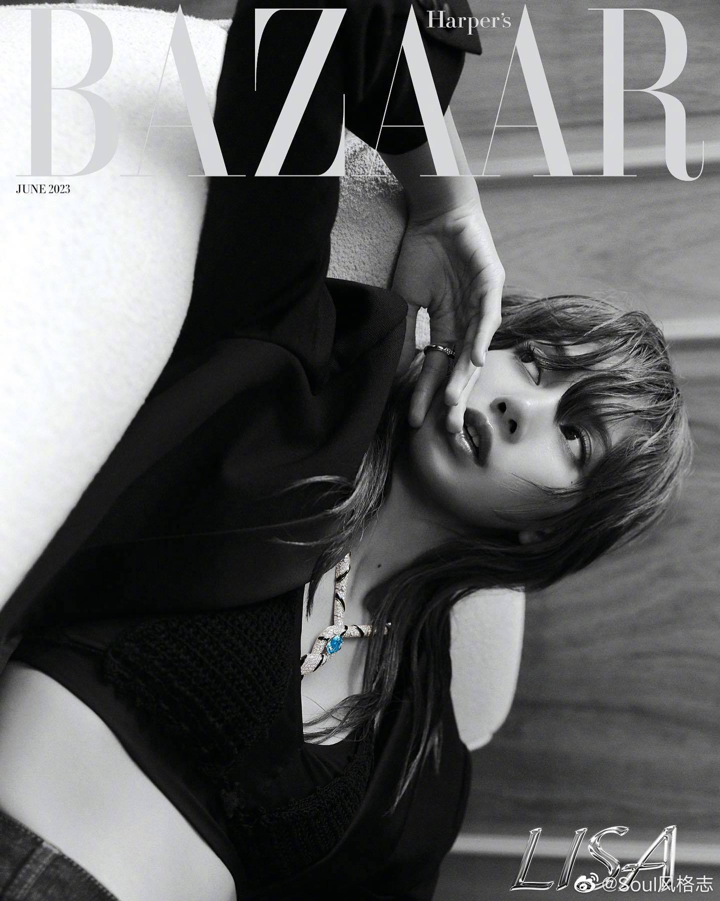 LISA X Harpers Bazaar Korea 六月刊 又飒又美的莎莎!__财经头条