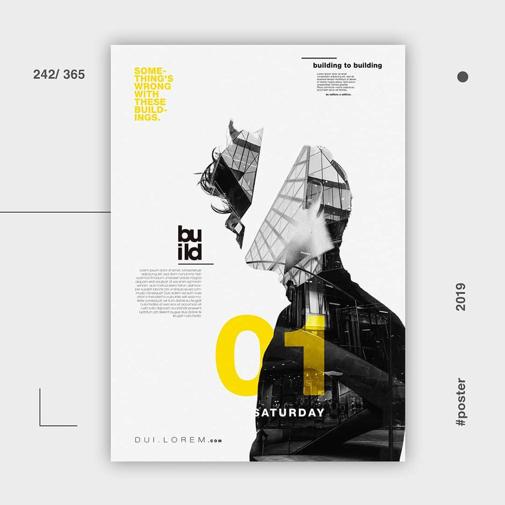 阿根廷设计师duilorem的图文混排海报设计个性十足