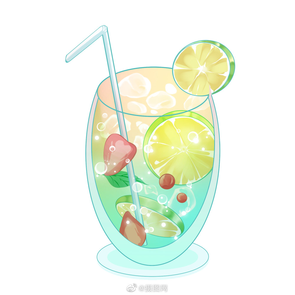 免抠素材夏日冷饮插画系列来啦