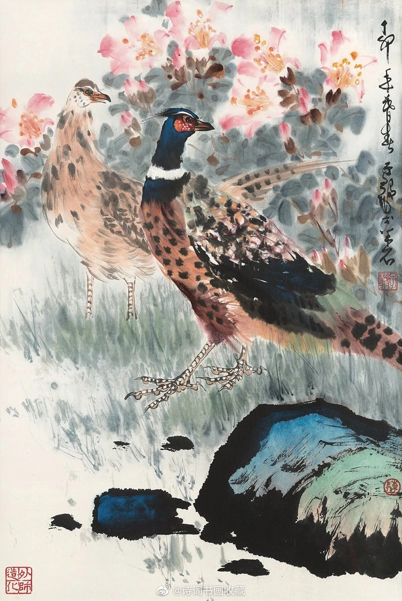 陈子毅花鸟画 别具一格 陈子毅花鸟画 别具一格