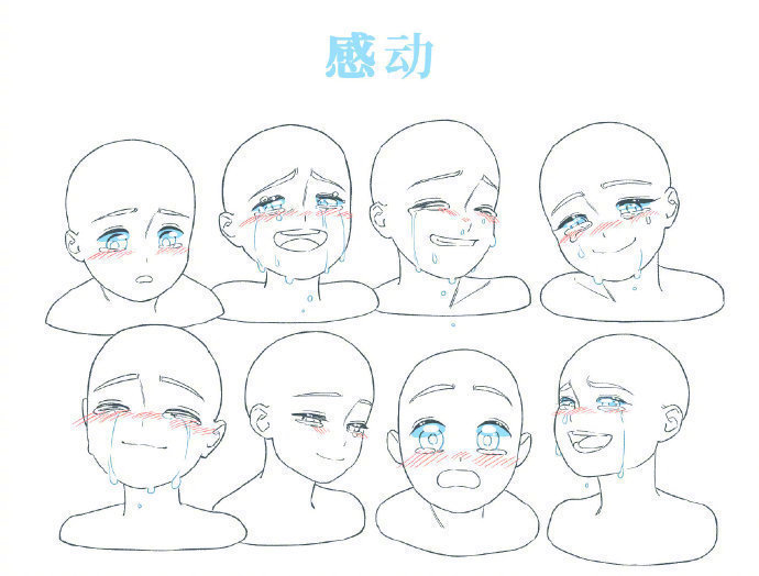 人物不同情绪, 表情的动态素材 130930 twi:bluez3619995