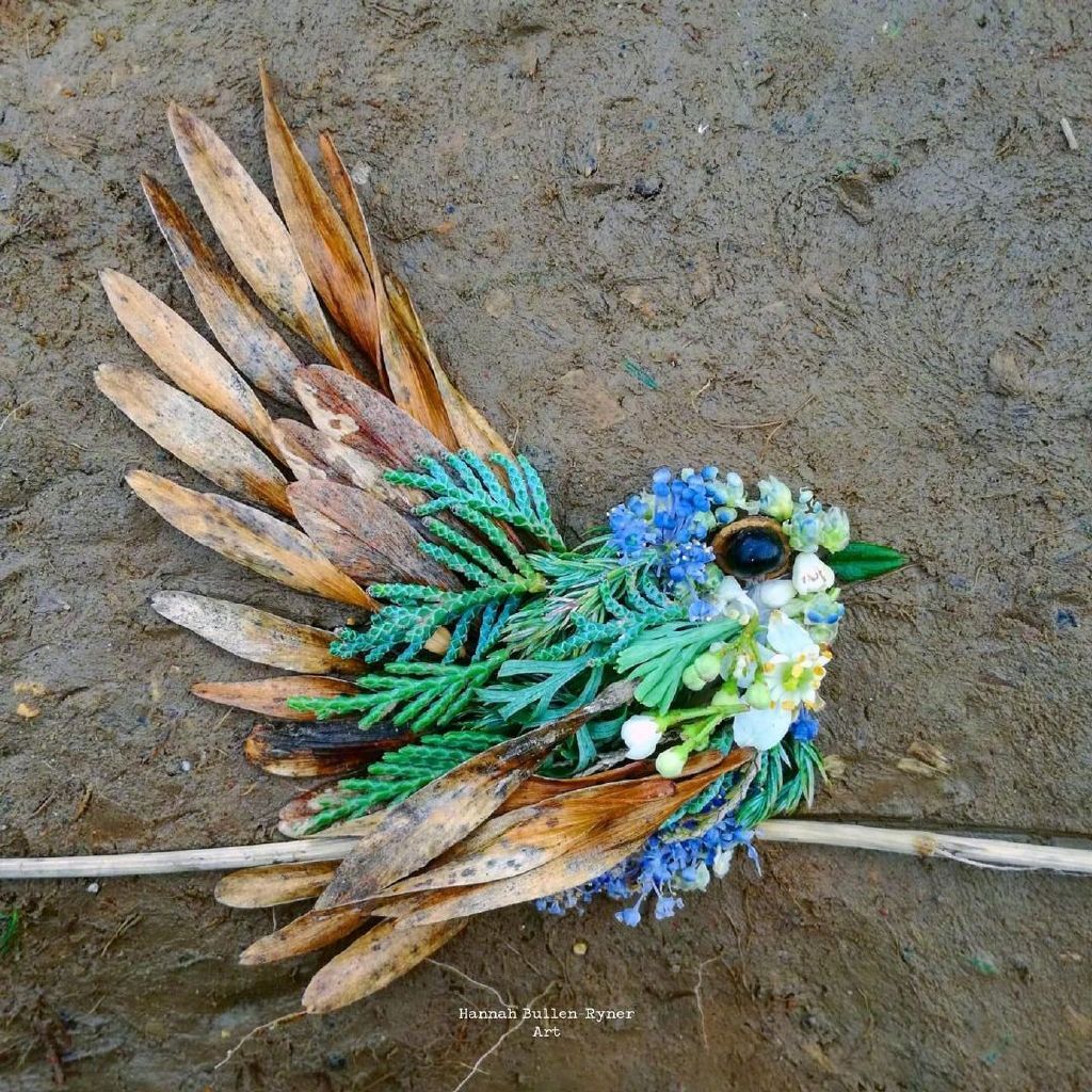 来自艺术家 hannah bullen-ryner 植物拼图作品欣赏