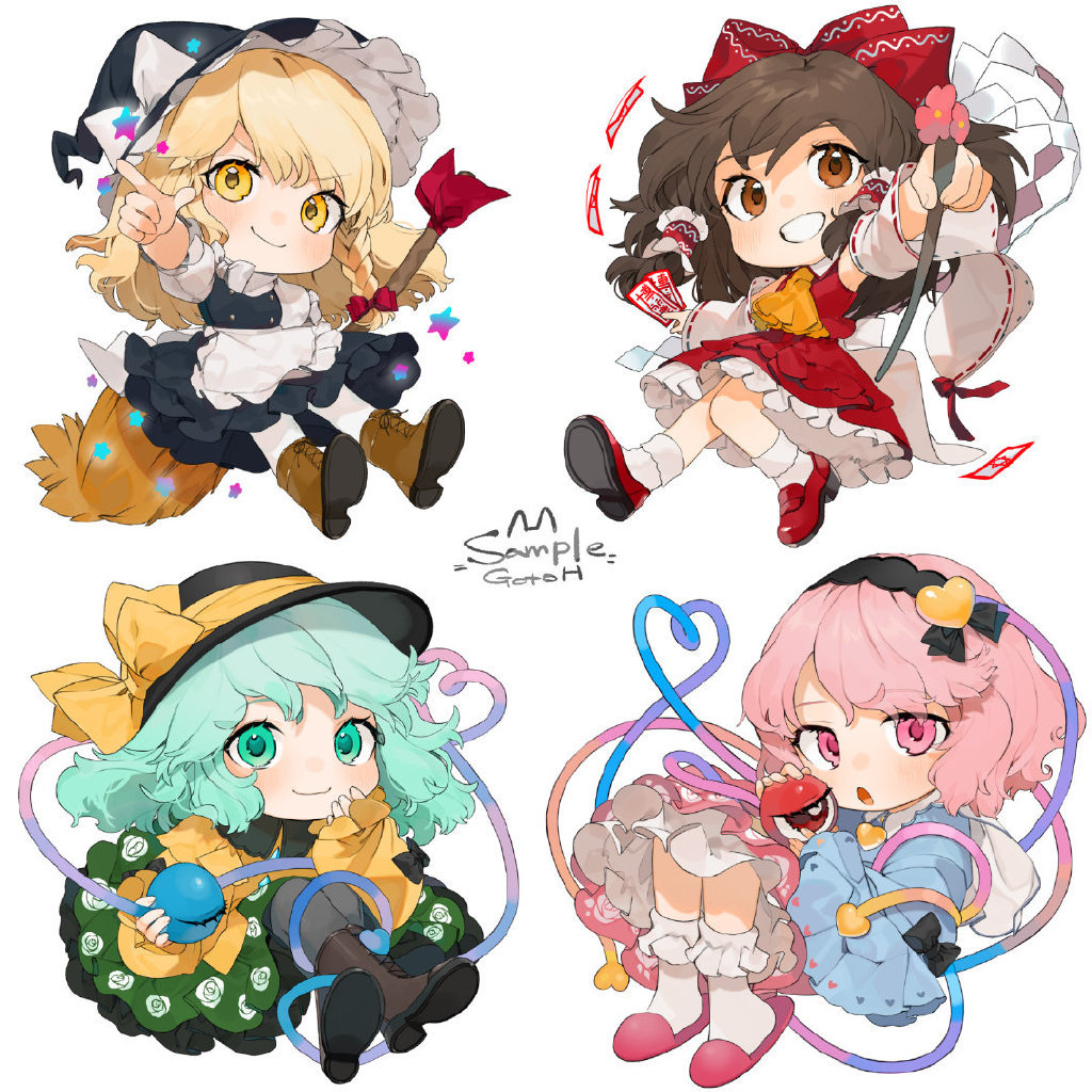 来自插画师ごとーq版人物表情绘画练习twinekocat510