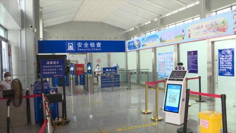 防疫进行时 我们在行动惠安高铁动车站:科技防疫新亮点 保障国庆出行