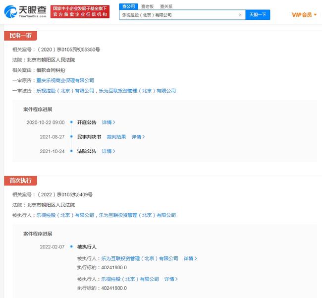 乐视控股再被强制执行！执行标的4024万余元，被执行总金额已超27.8亿元休闲区蓝鸢梦想 - Www.slyday.coM