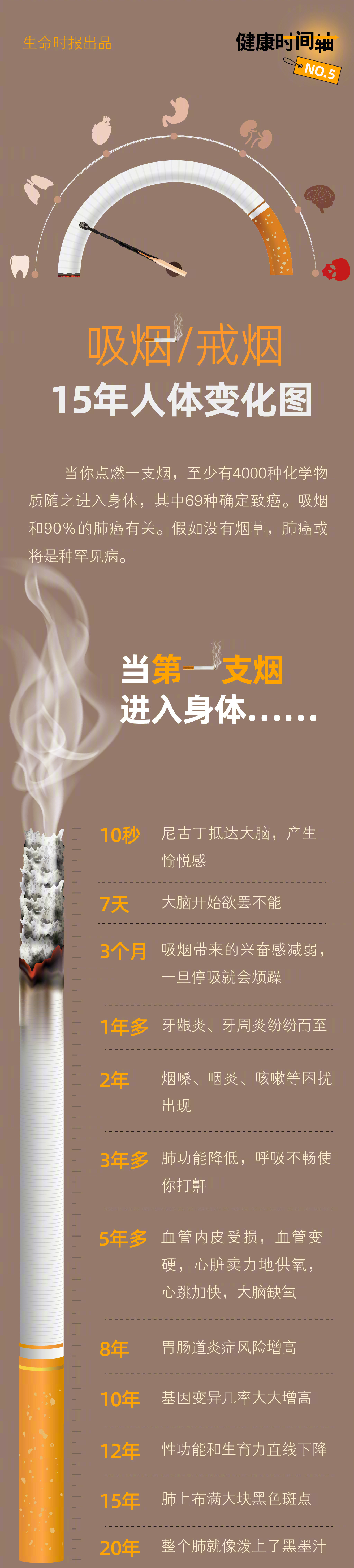 吸烟和戒烟15年变化图|一支烟|致癌|化学物质|时报|生命_新浪新闻