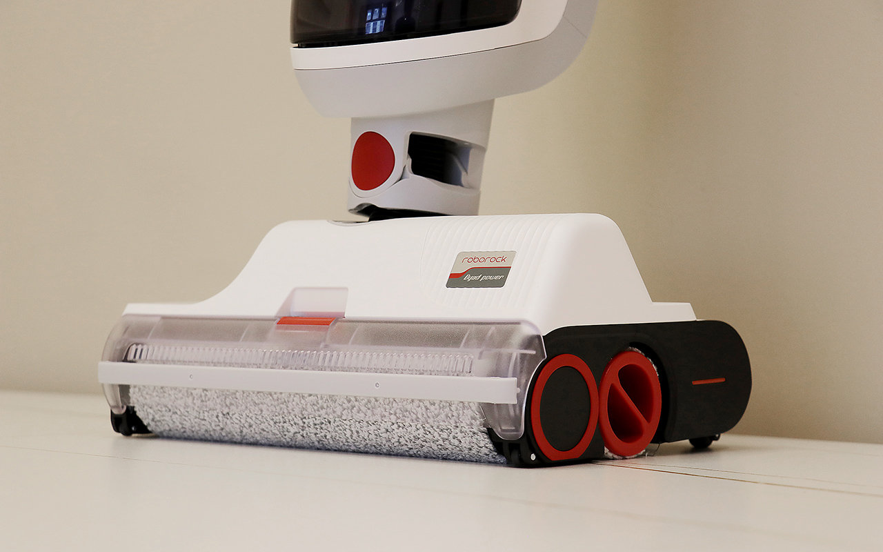 干湿全能清洁的石头智能双刷洗地机u10真有两把刷子