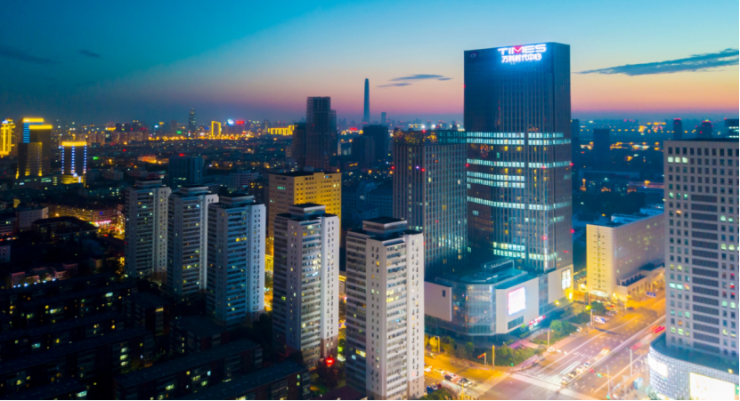 发展中充分发挥着区域的"智慧"资源优势,天津万科时代中心屹立繁华处