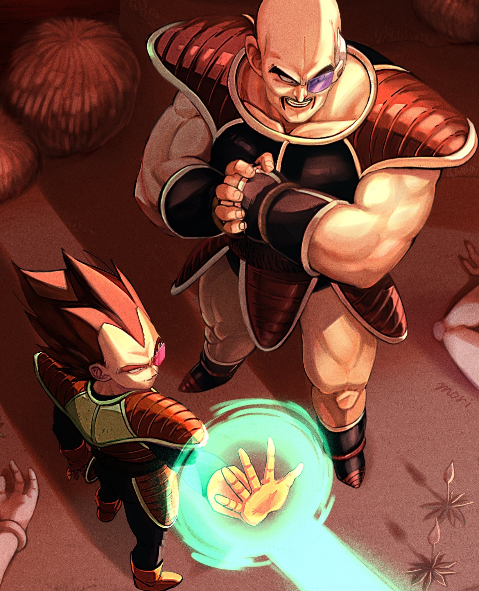 插画师『morinokinoko』创作的龙珠贝吉塔×布尔玛主题插画(第四弹)