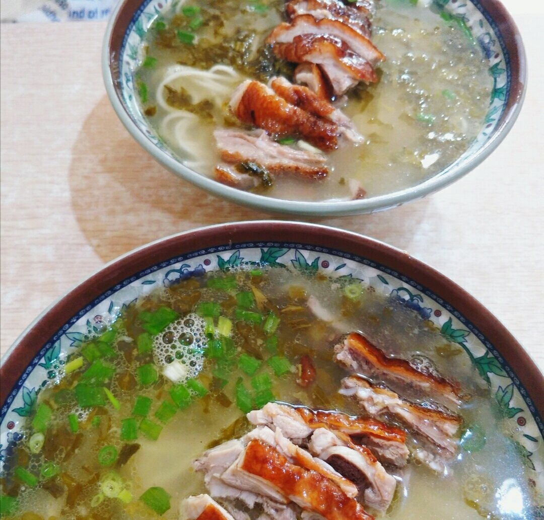 烧鸭面,实打实的宁波人口味
