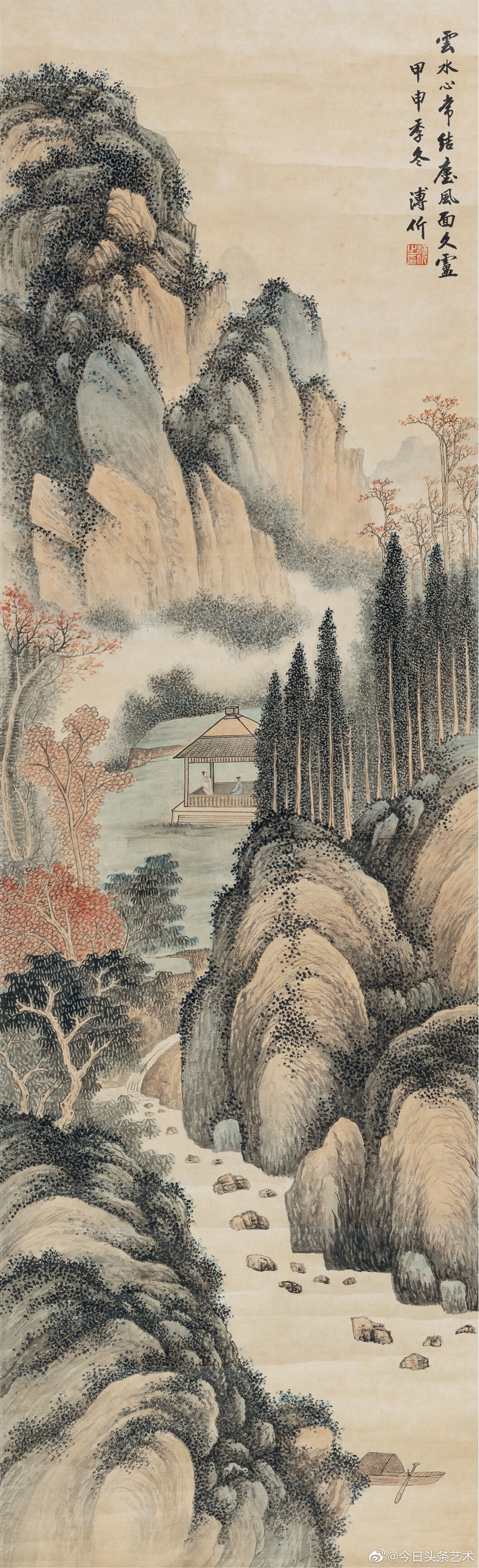 画家溥伒山水画_高清图集_新浪网