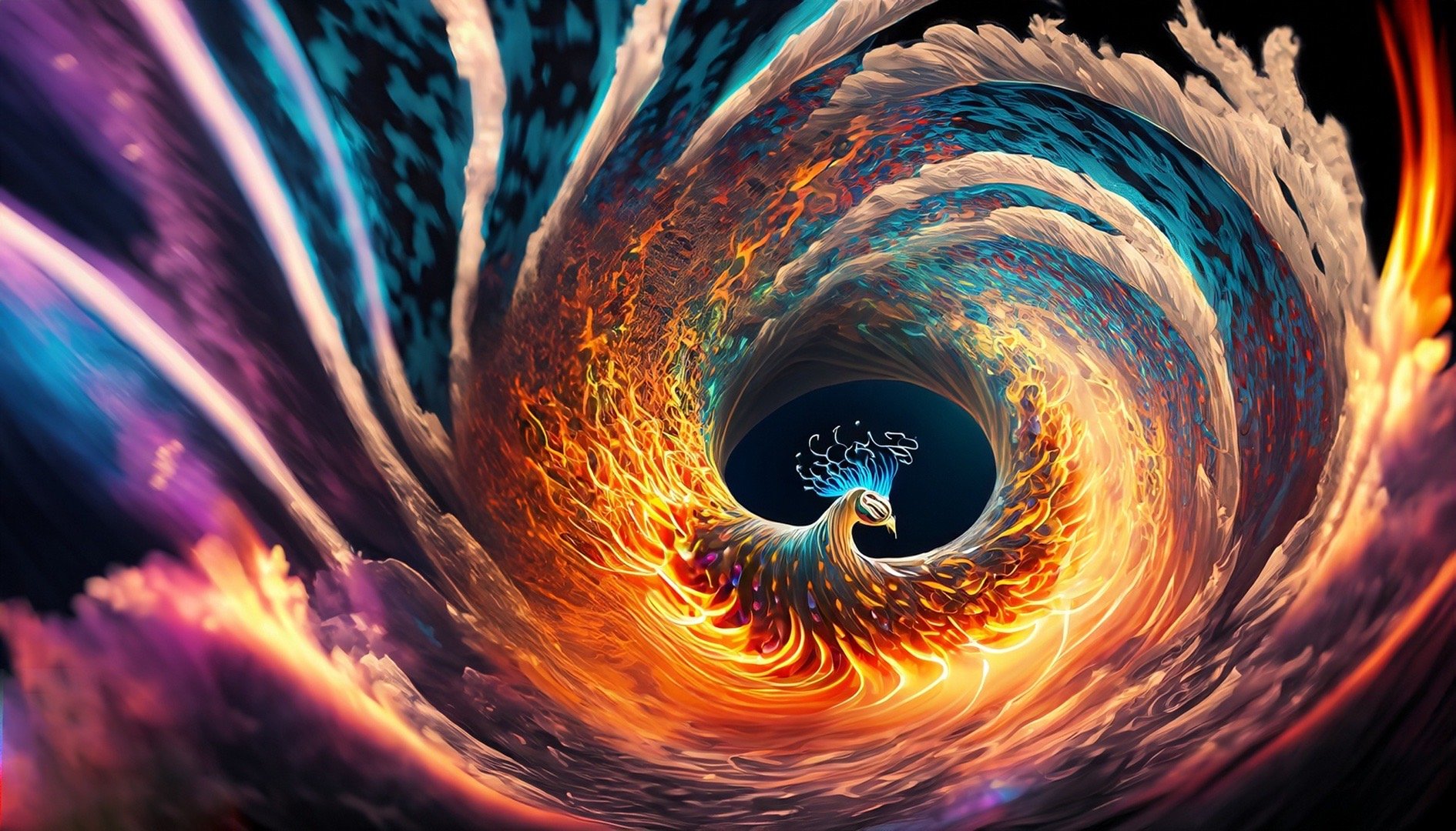 历经磨难,必然要浴火重生.使用adobe firefly ai绘画