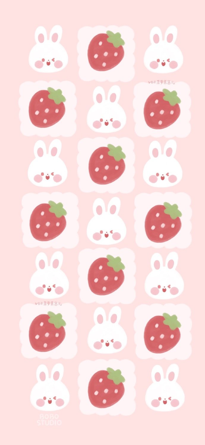 草莓兔兔整组!cr.菠萝果酱儿__财经头条