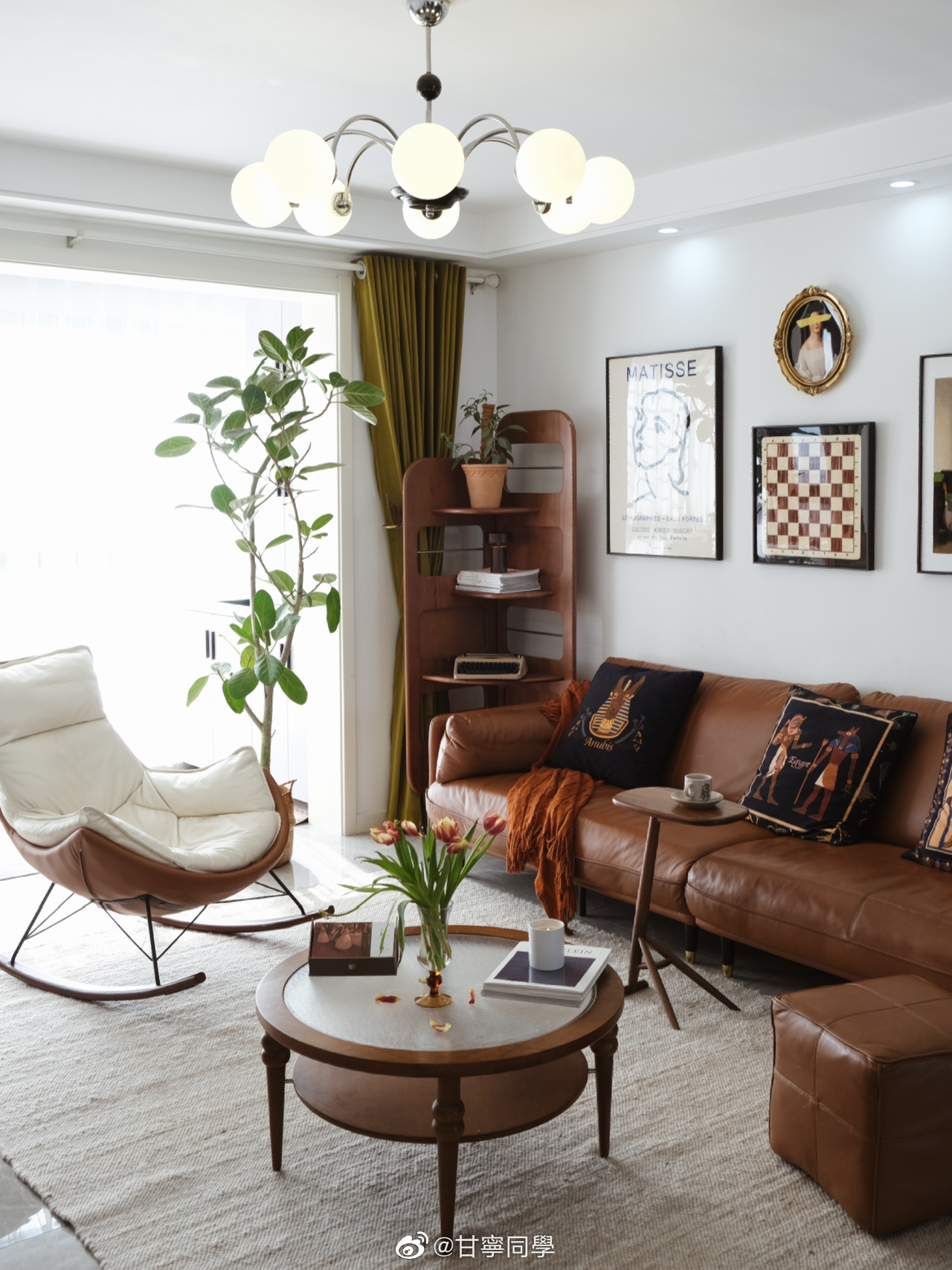 复古风客厅装修实景案例分享