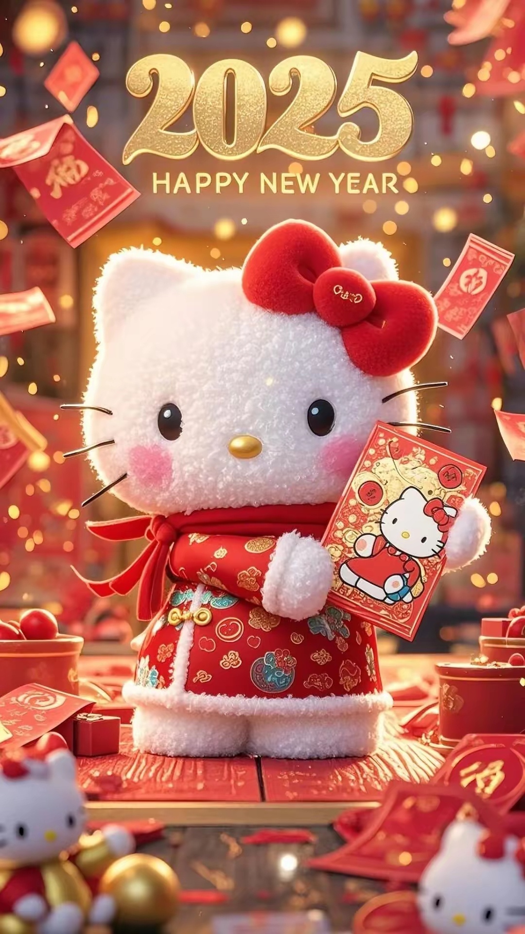 2025 hello kitty红包封面图案