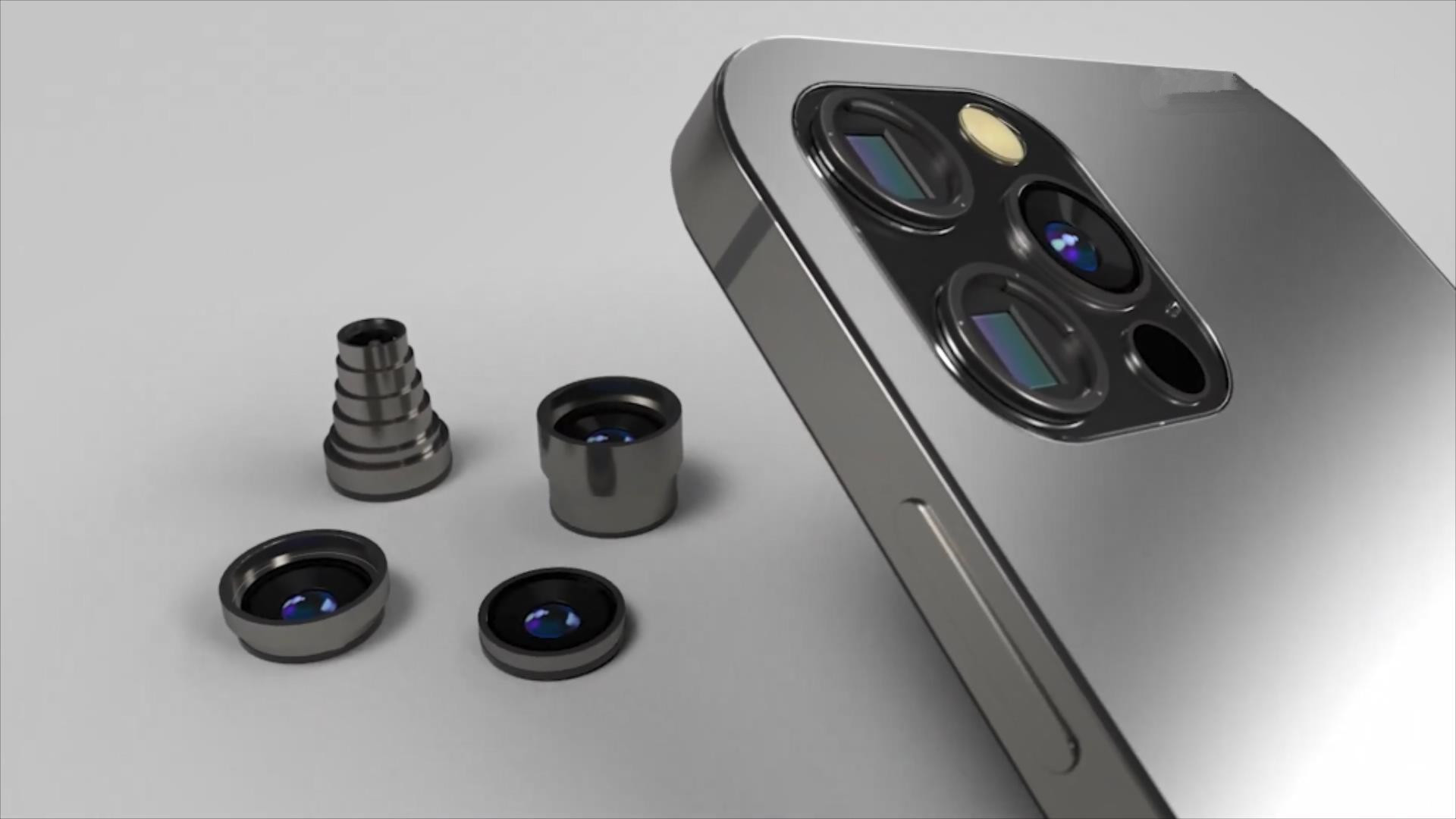 iphone13pro概念图光学变焦高达125倍摄像头可拆卸更换