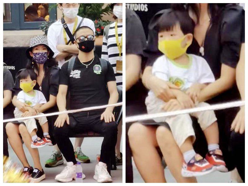 佟丽娅陈思诚罕见同框，带儿子游环球影城，章子怡一家也前来游玩休闲区蓝鸢梦想 - Www.slyday.coM