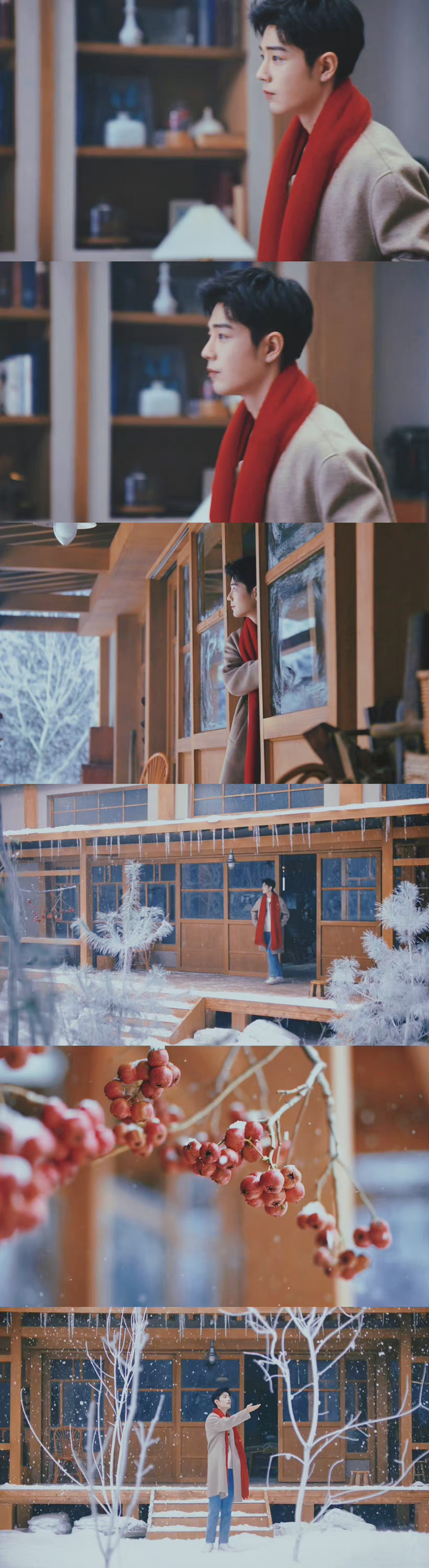肖战的这组雪景大片不容错过温暖治愈一眼万年