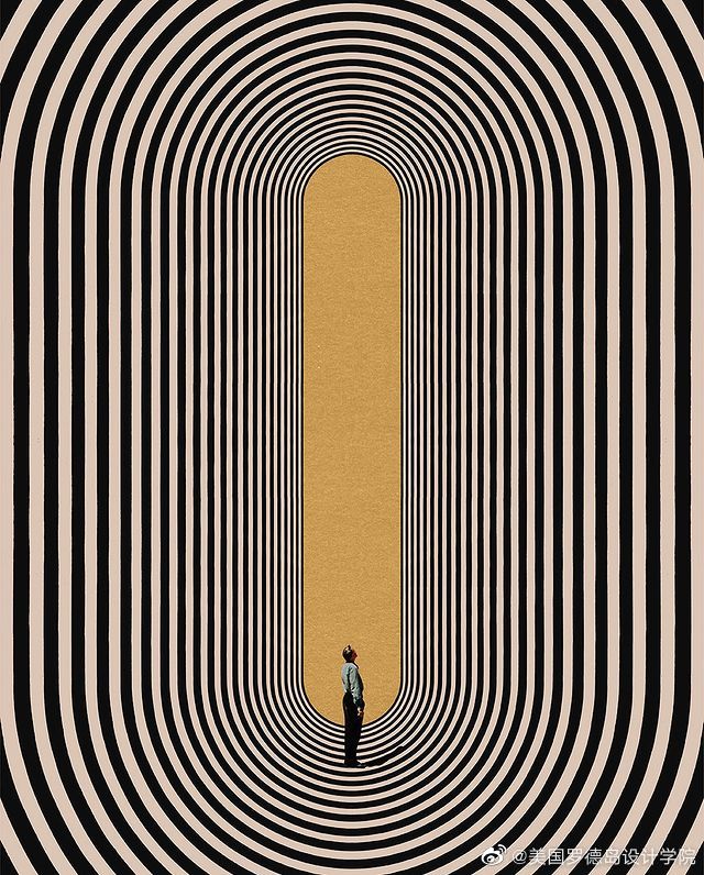 简单的点线面构成的空间艺术byvalentinpavageau