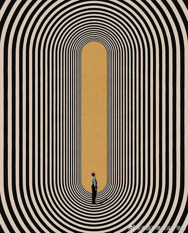 简单的点线面构成的空间艺术 by:valentin pavageau__财经头条