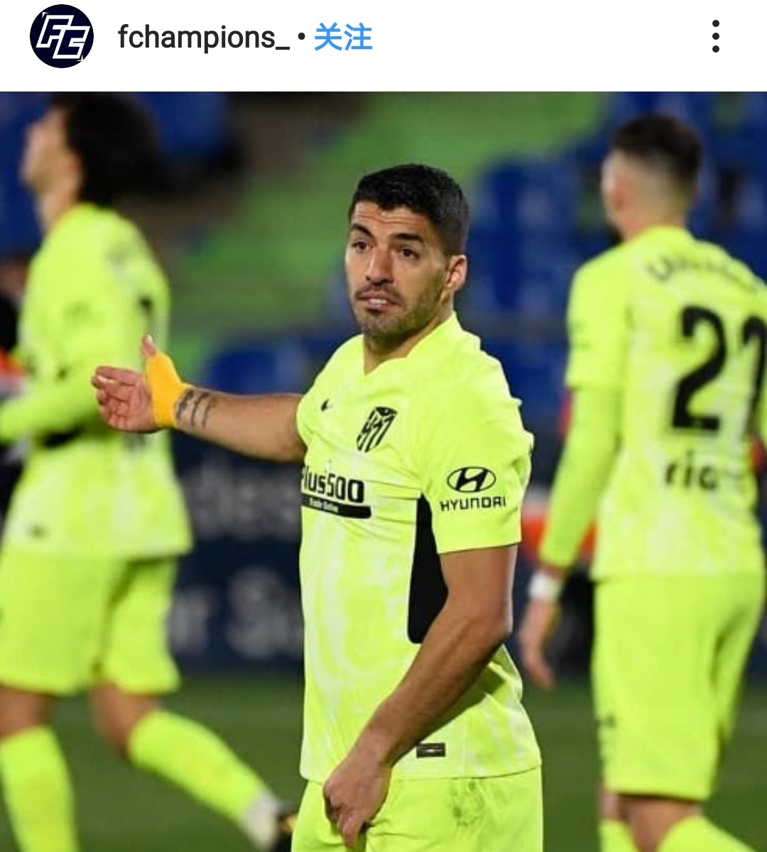 马竞0-0保级队西蒙尼捂脸不忍直视苏亚雷斯中柱懊恼不已