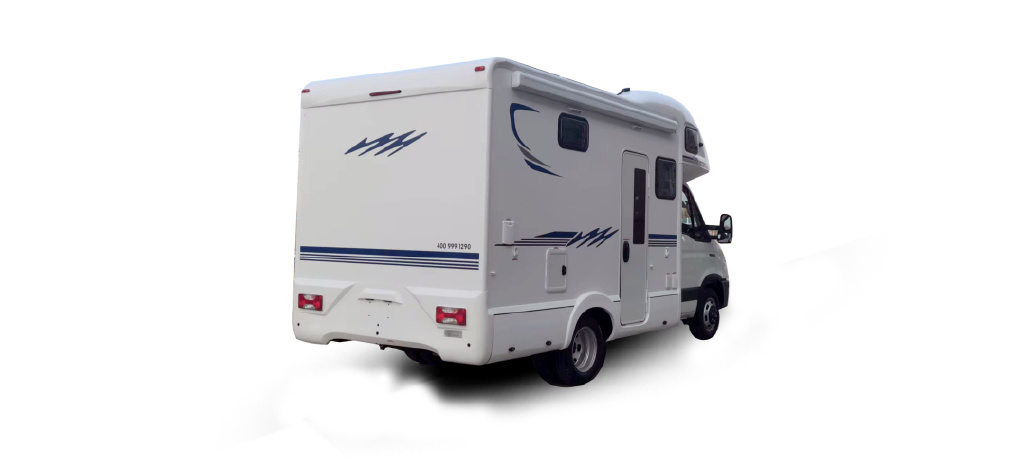 迷野首批依维柯c型房车下线 上下铺设计 高质感旅居空间-新浪汽车