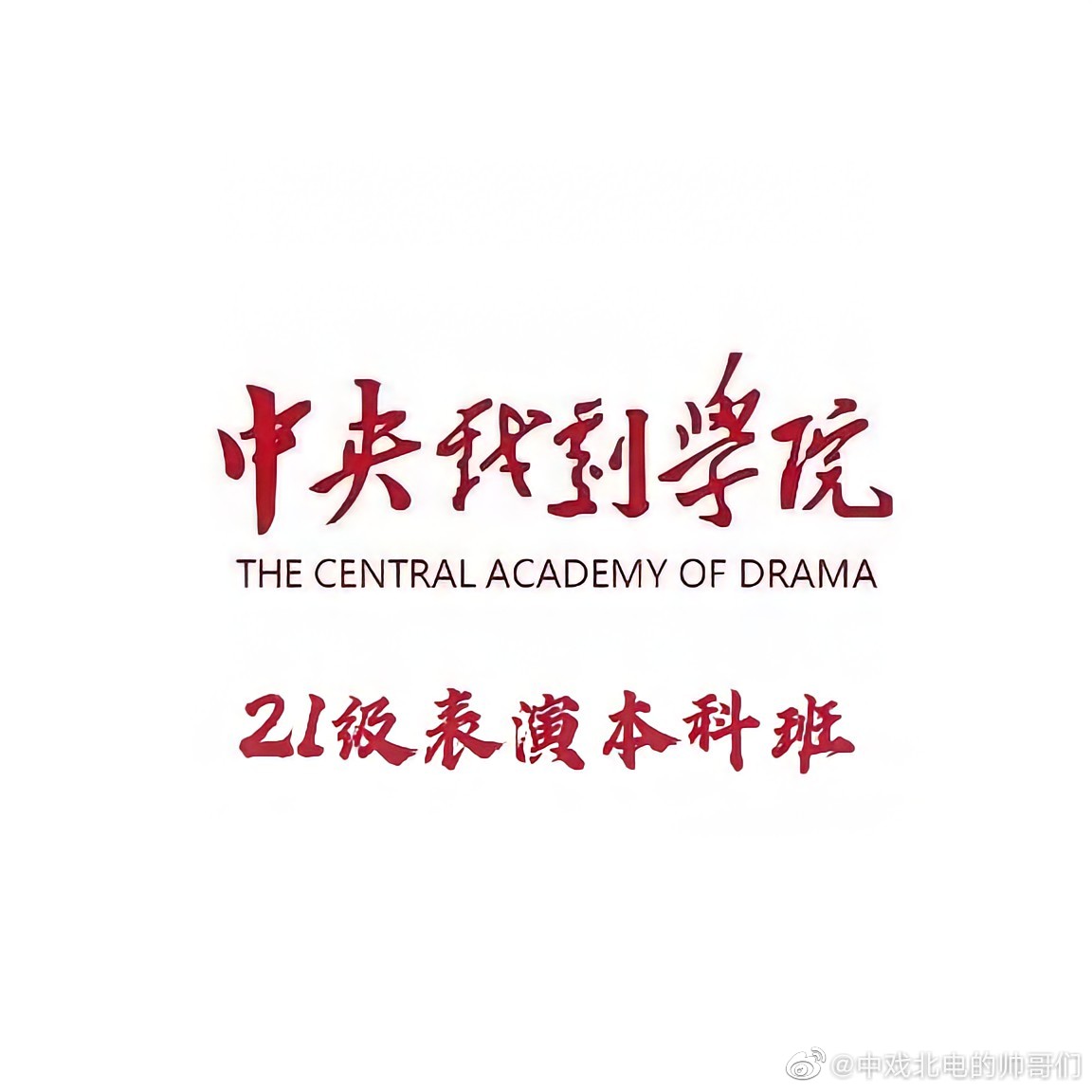 中央戏剧学院2021级表演专业新生合辑