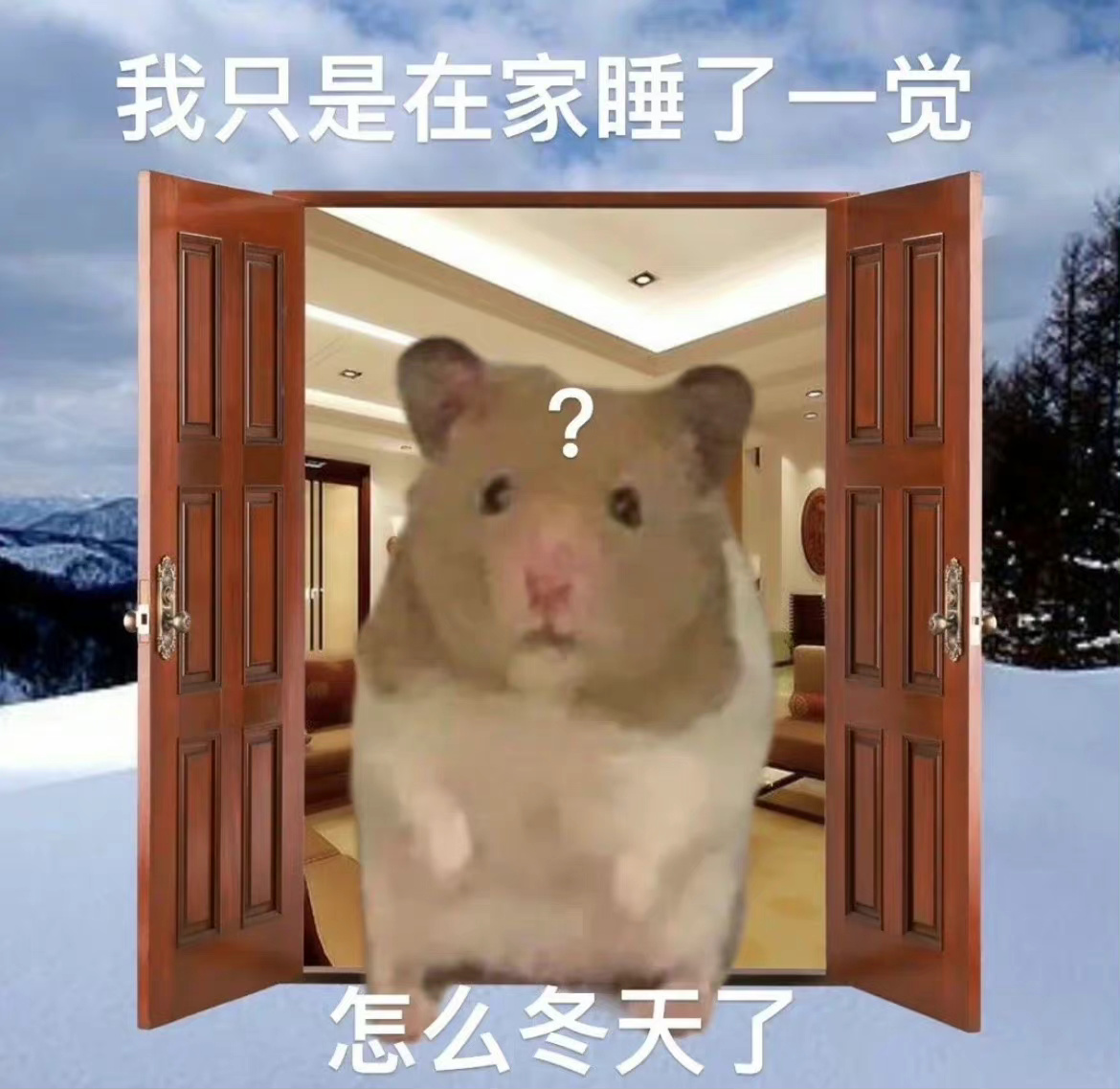 又到了大马路上 穿羽绒服的和穿短袖的相视一看 互骂沙雕的季节了