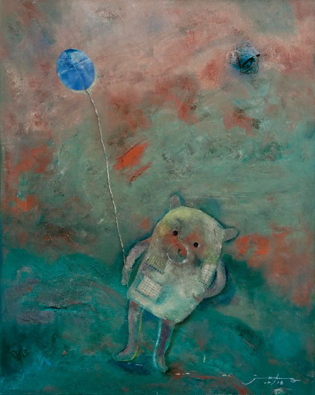 即使在痛苦中刺破了皮肤——张钧油画中的轻盈和沉郁休闲区蓝鸢梦想 - Www.slyday.coM 即使在痛苦中刺破了皮肤——张钧油画中的轻盈和沉郁休闲区蓝鸢梦想 - Www.slyday.coM