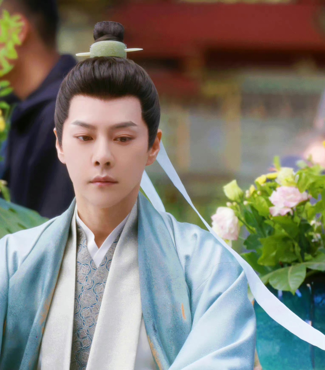 饭拍路透图蓝衣古装造型 风度翩翩的古装徐老师～ 67徐海乔《灼灼