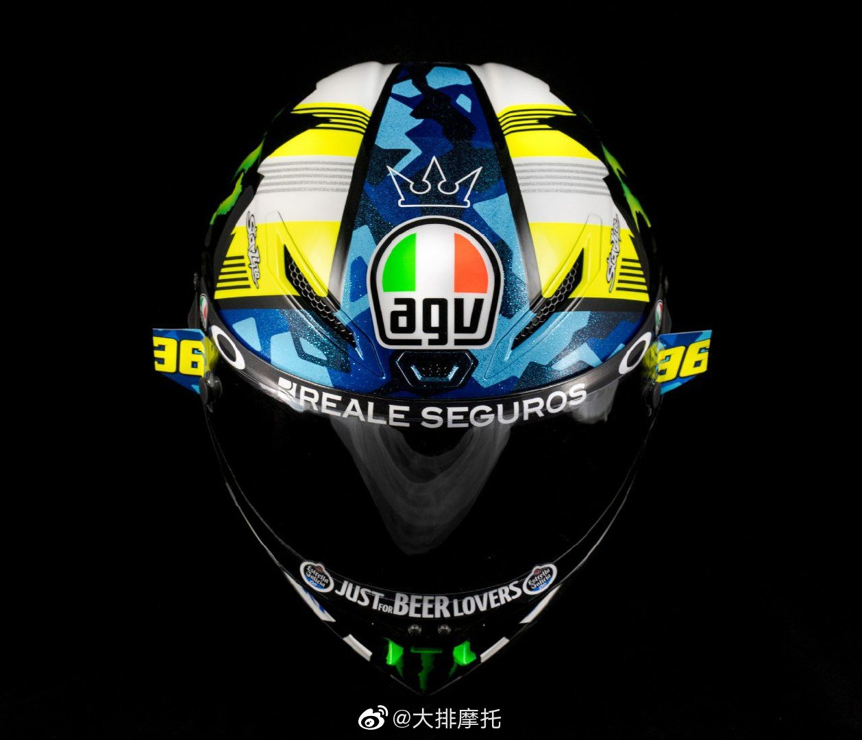 Joan Mir 2021 AGV Pista GP RR 有一个皇冠