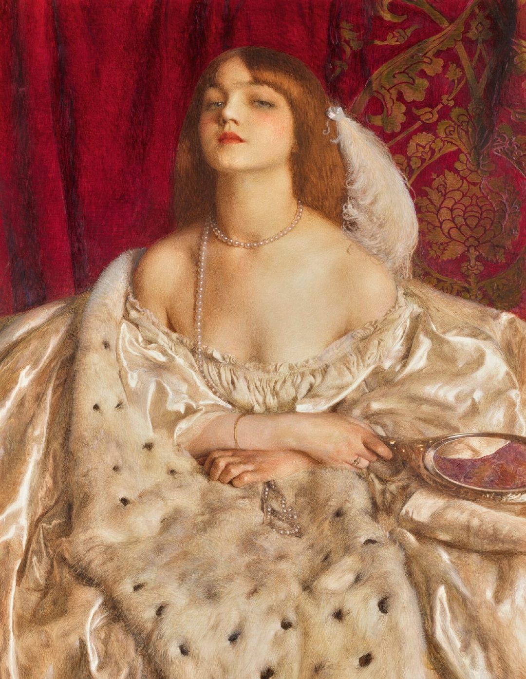 拉斐尔前派画家的笔下,那些有着"厌世美感"的脸