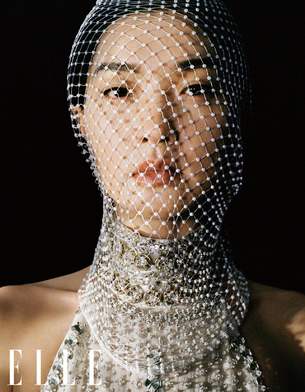 杜鹃ellechina一月刊黑白造型双封面从超模到演员