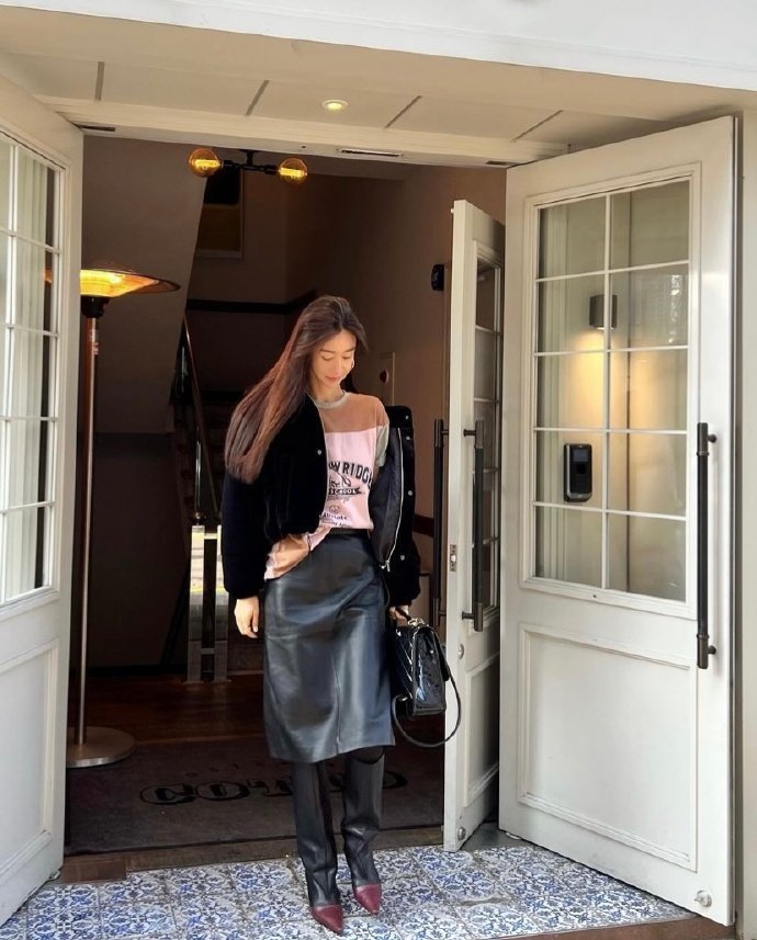 韩国时尚博主气质穿搭